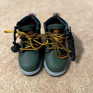 TODDLER TIMBERLAND PREMIUM 6 IN WATERPROOF BOOT DARK GREEN HEKLCOR